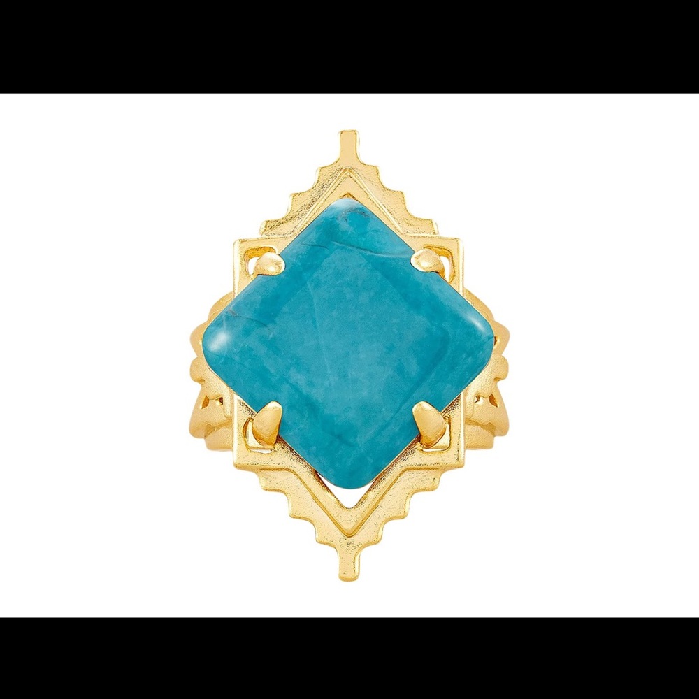 Fitted ring designed in 14K gold plated